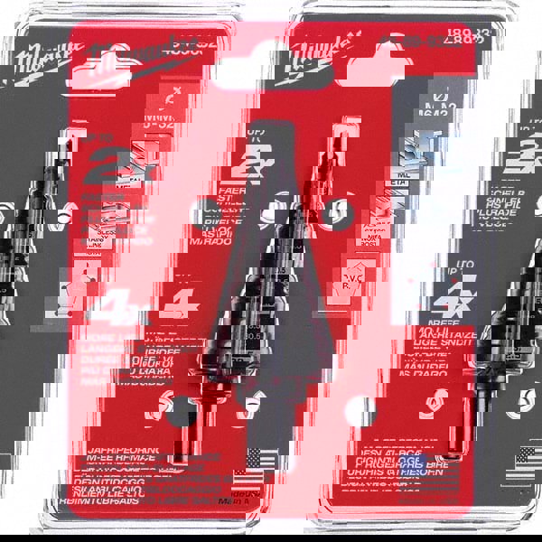 Step Drill Bits: 1/4